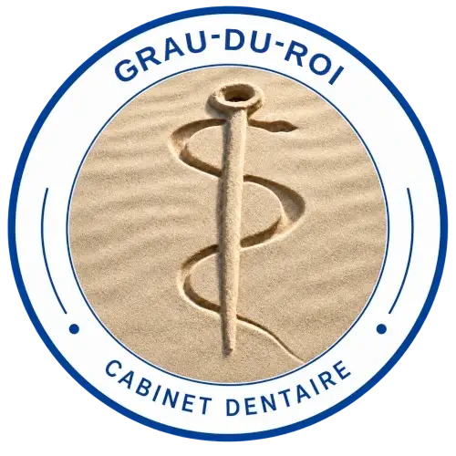 logo dentiste grau du roi crebassa